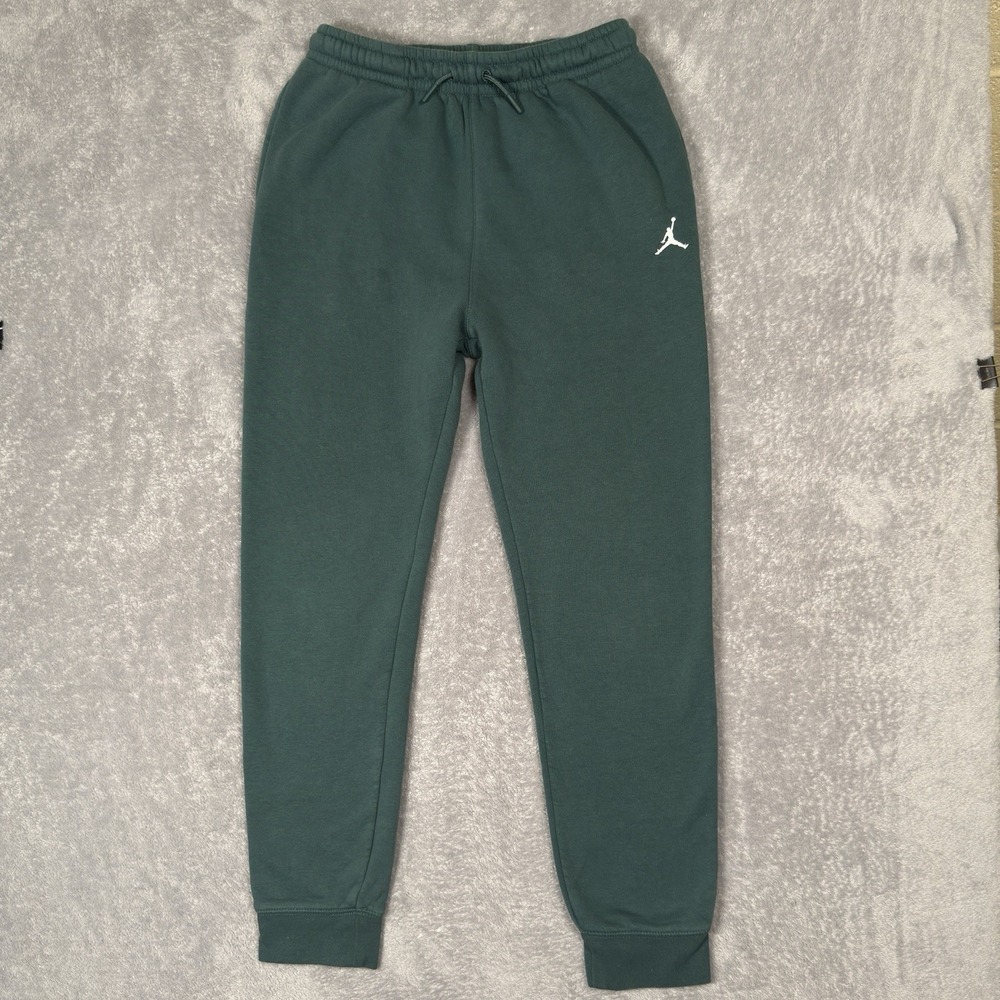 Vintage Air Jordan Sweatpants Joggers Youth Size XL Green 13-15 Year Thick 28x30